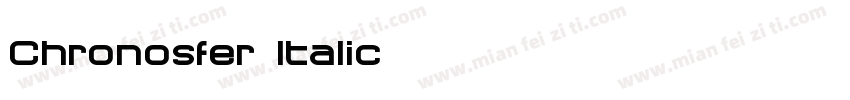 Chronosfer Italic字体转换